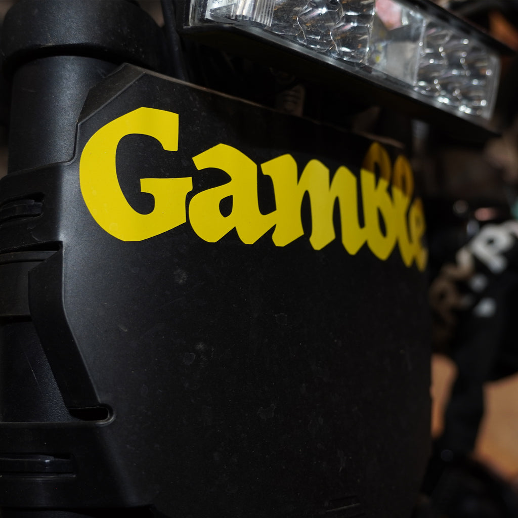 Gamble 7" Vinyl Sticker